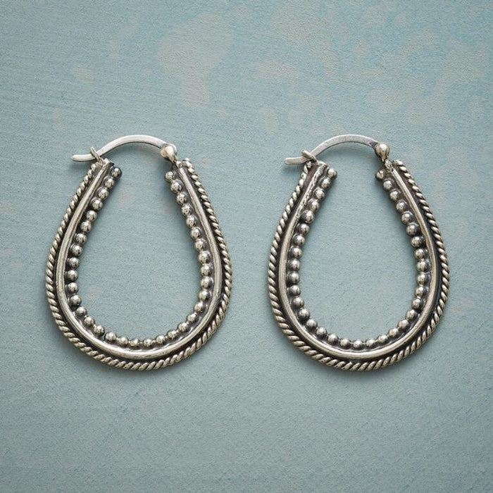 Vintage Handmade Silver Earring