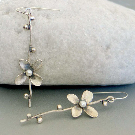 Classic Silver Earring with Timeless Appeal