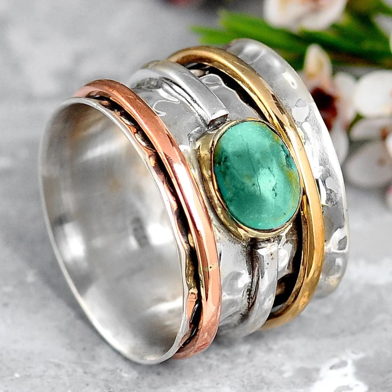 Delicate Artisan Gold Ring