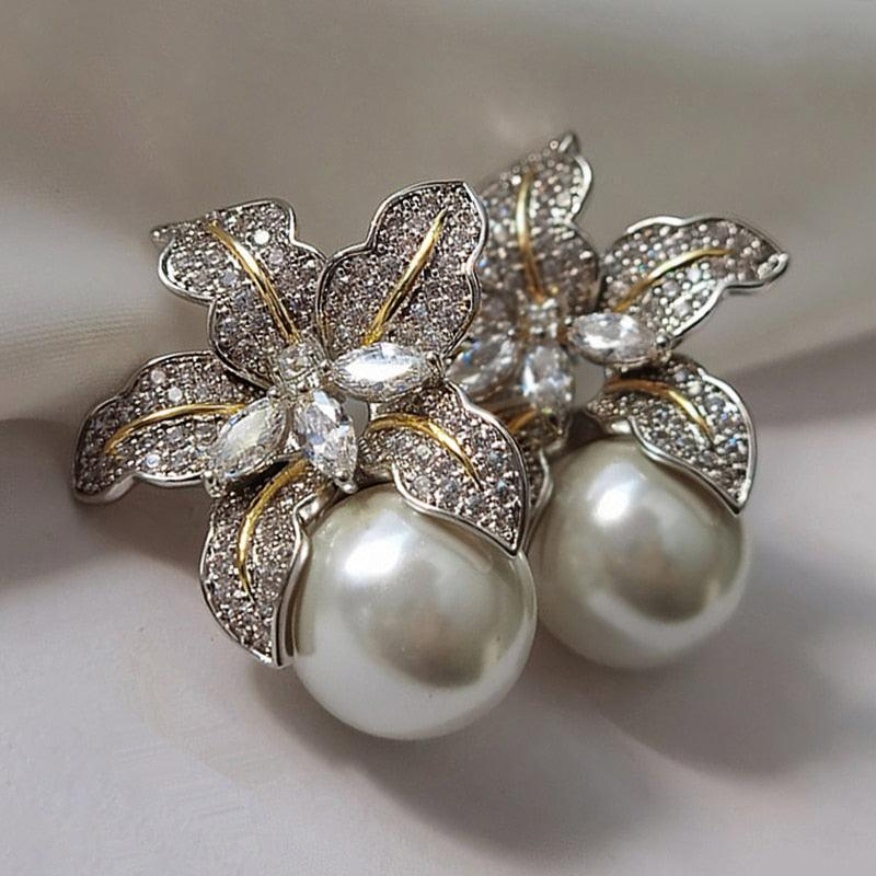 Delicate Artisan Pearl Earring