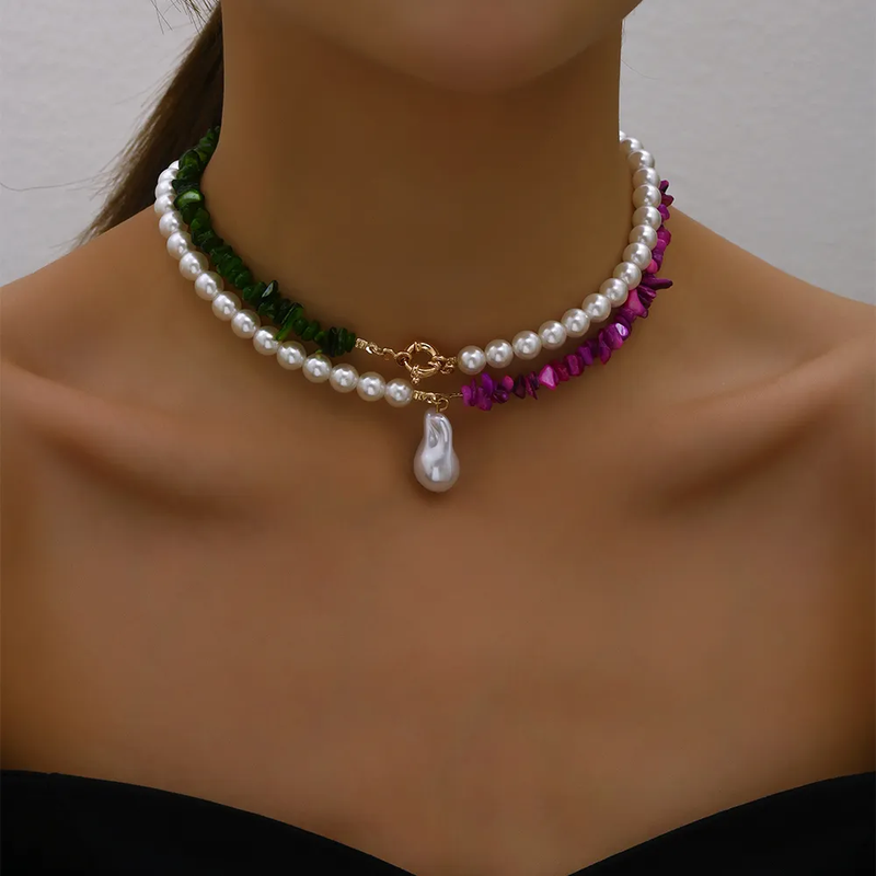 Delicate Artisan Pearl Necklace