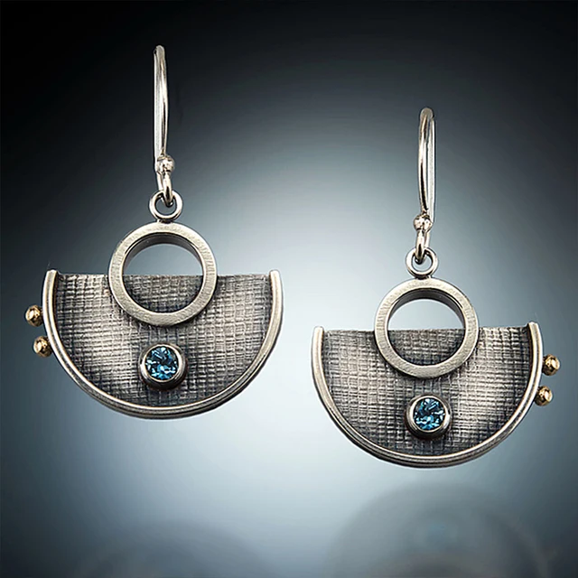 Delicate Artisan Silver Earring