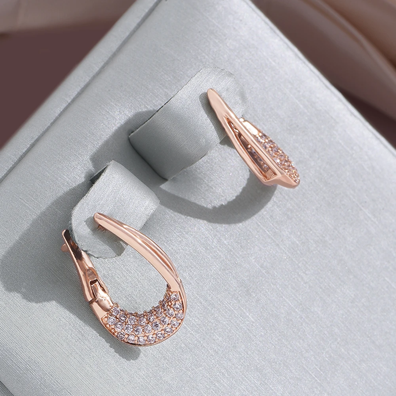 Delicate Artisan Gold Earring