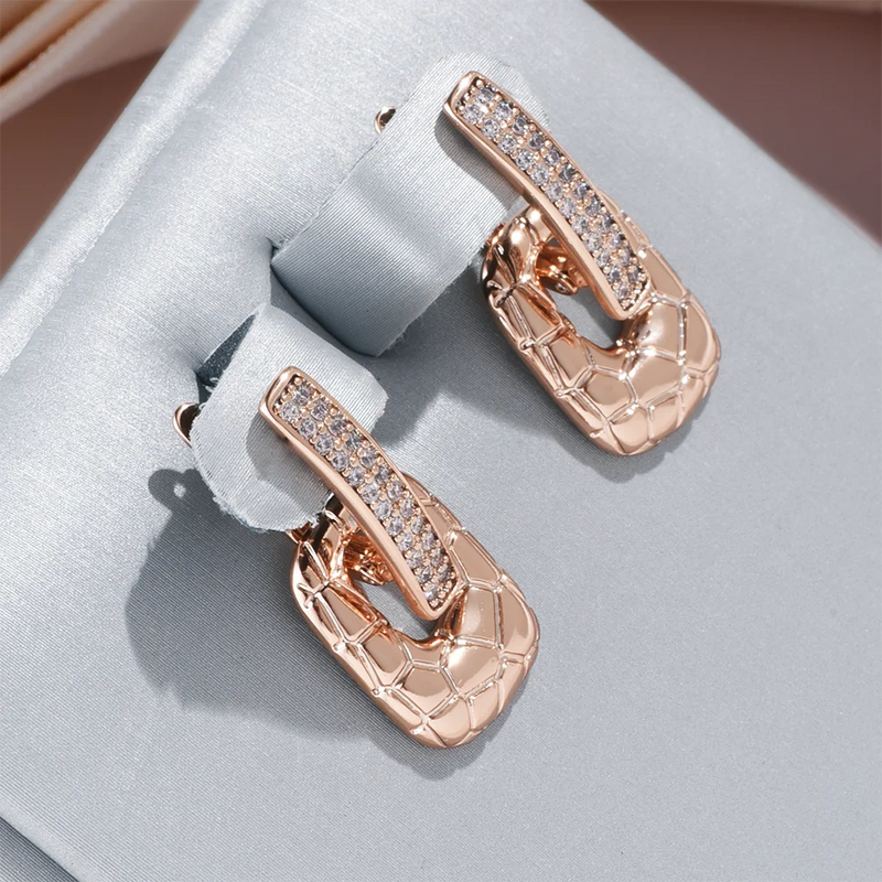 Vintage Handmade Gold Earring
