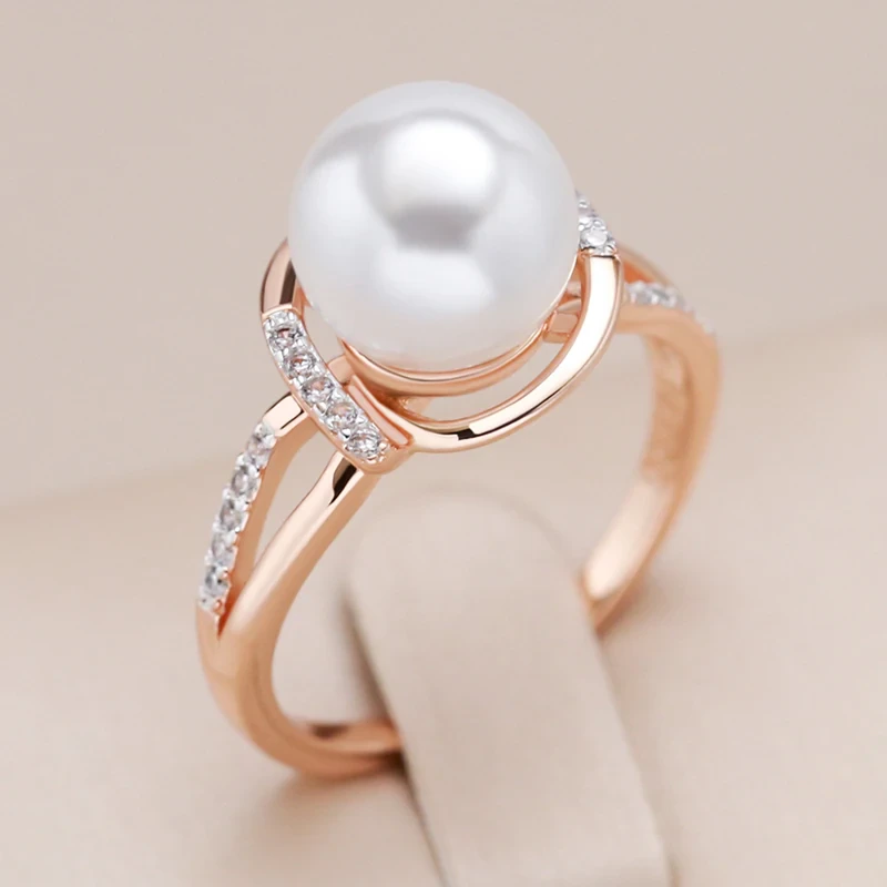 Delicate Artisan Pearl Ring