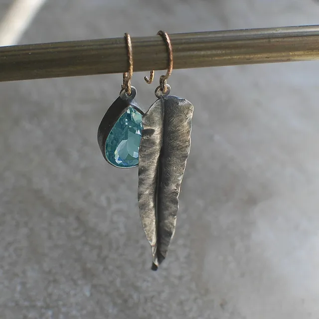 Vintage Handmade Silver Earring