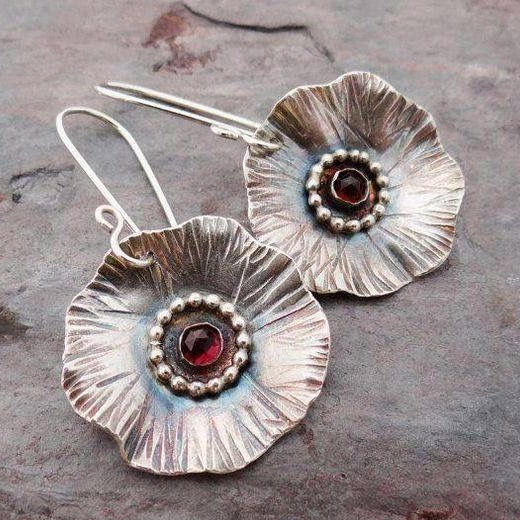 Beautiful Silver Earring with Unique Style