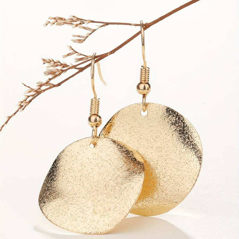 Vintage Handmade Gold Earring