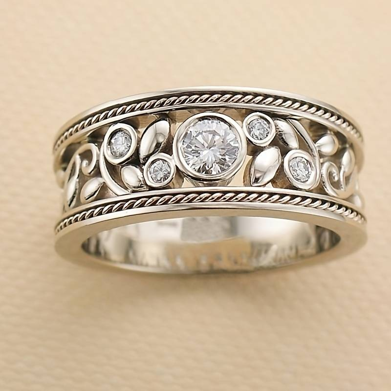 Romantic Silver Ring for Special Moments