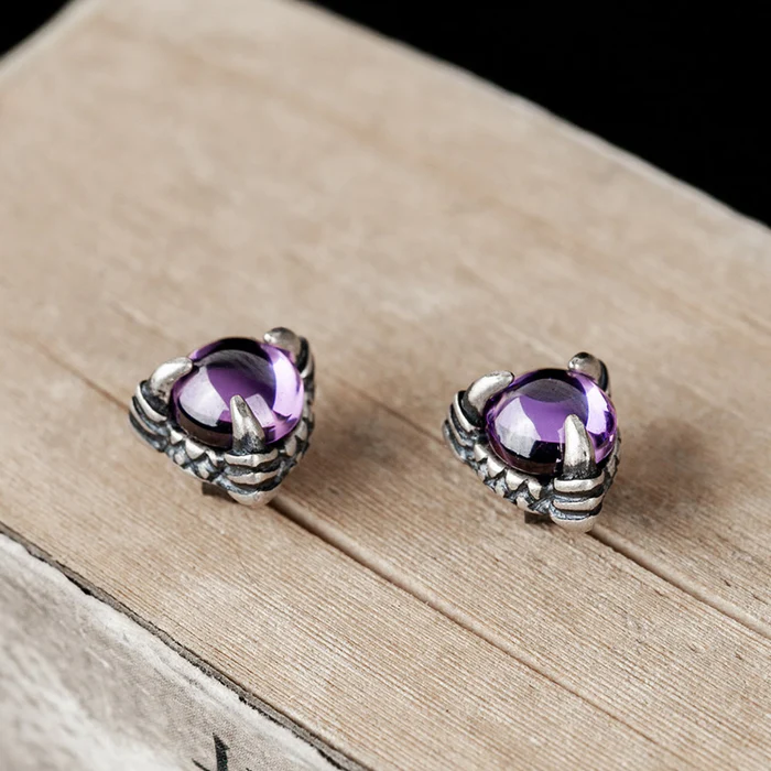 Delicate Artisan Silver Earring