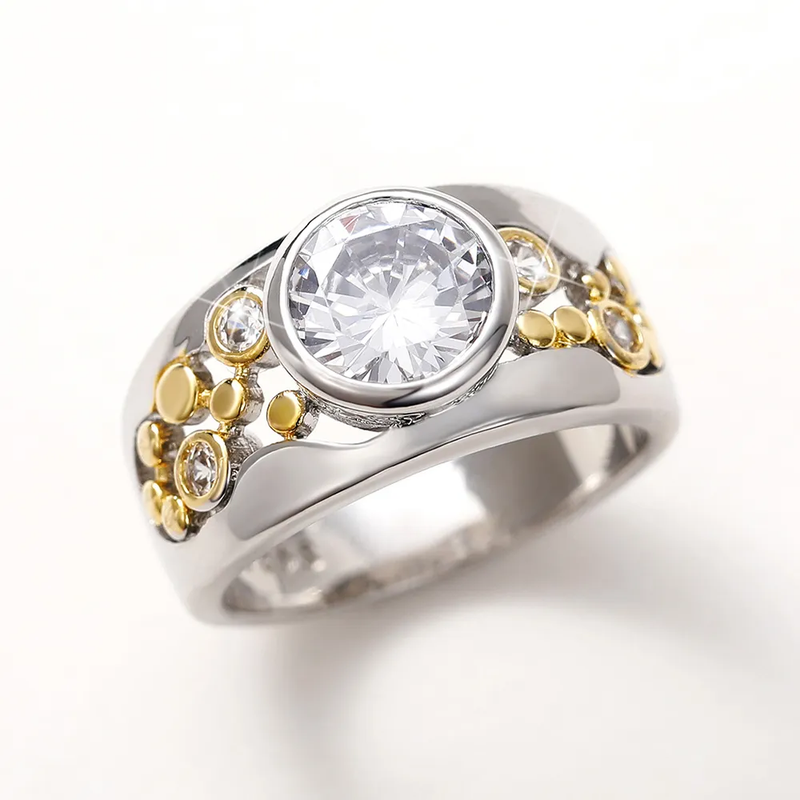 Delicate Artisan Gold Ring
