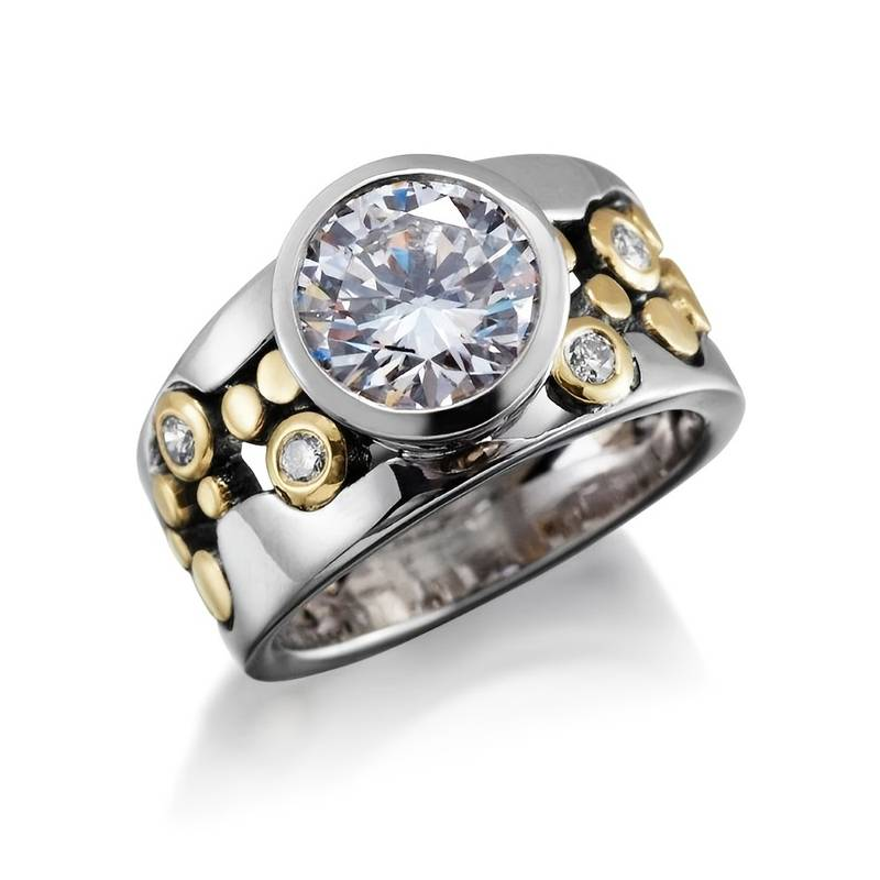 Delicate Artisan Gold Ring