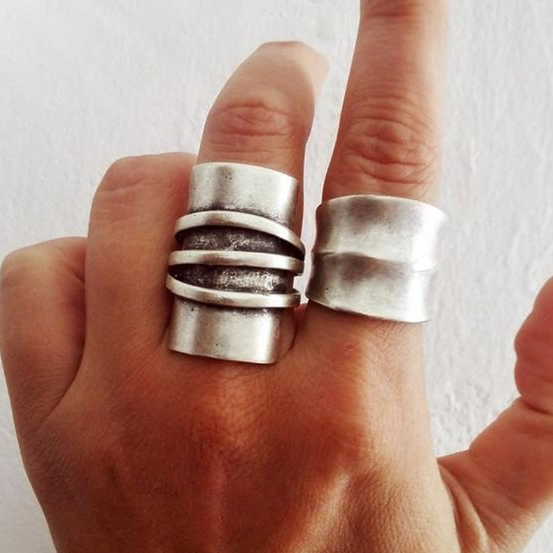 Delicate Artisan Silver Set
