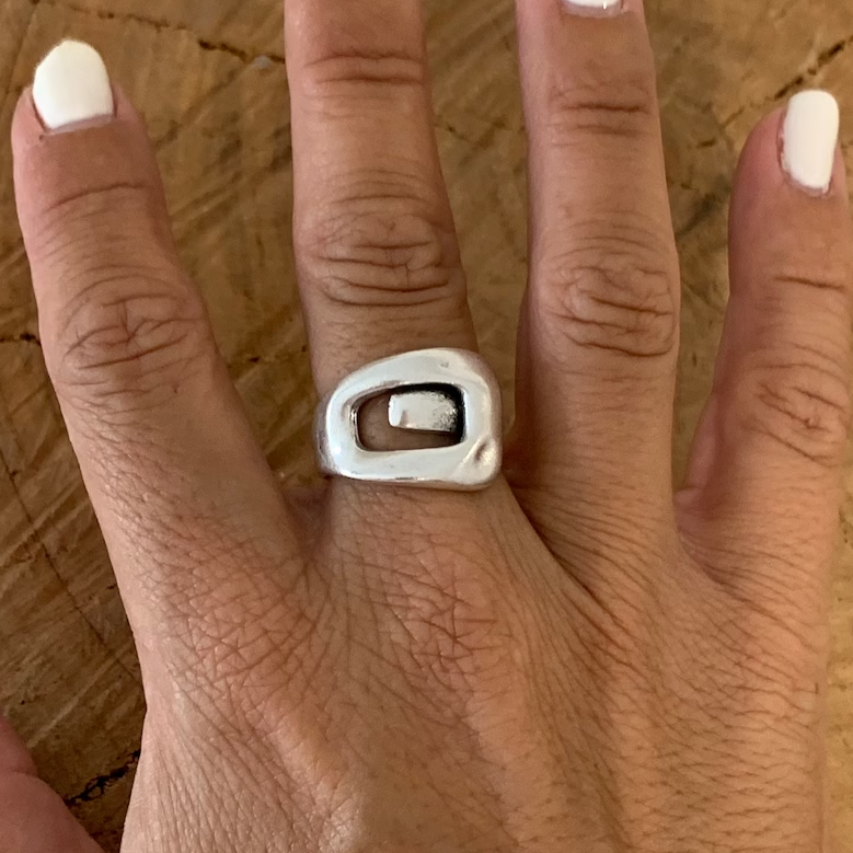 Romantic Silver Ring for Special Moments