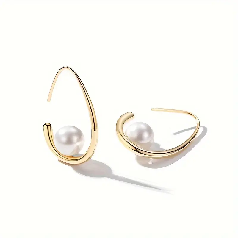 Vintage Handmade Gold Earring