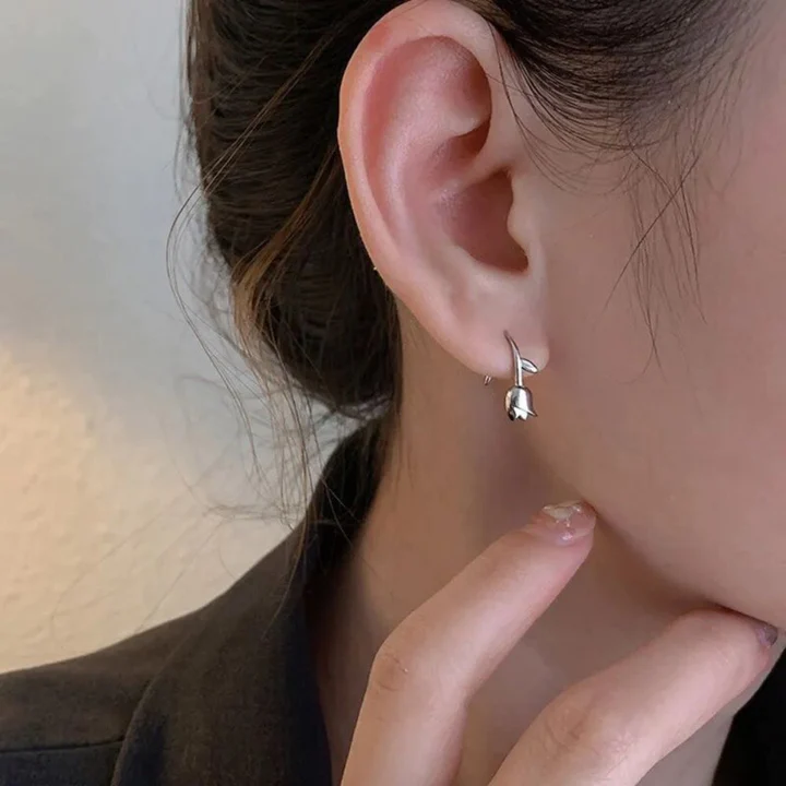 Classic Silver Earring with Timeless Appeal