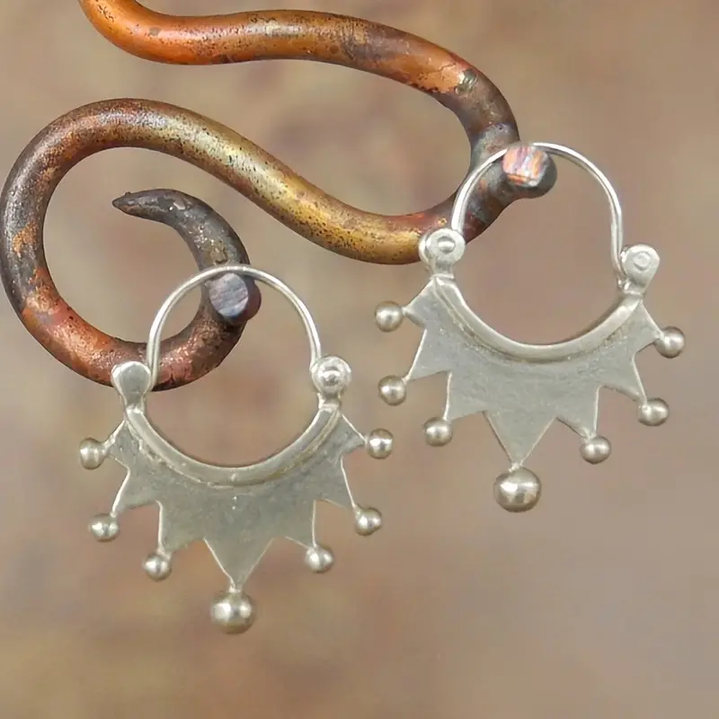 Classic Silver Earring with Timeless Appeal