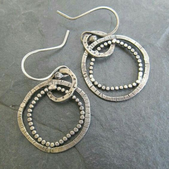 Beautiful Silver Earring with Unique Style