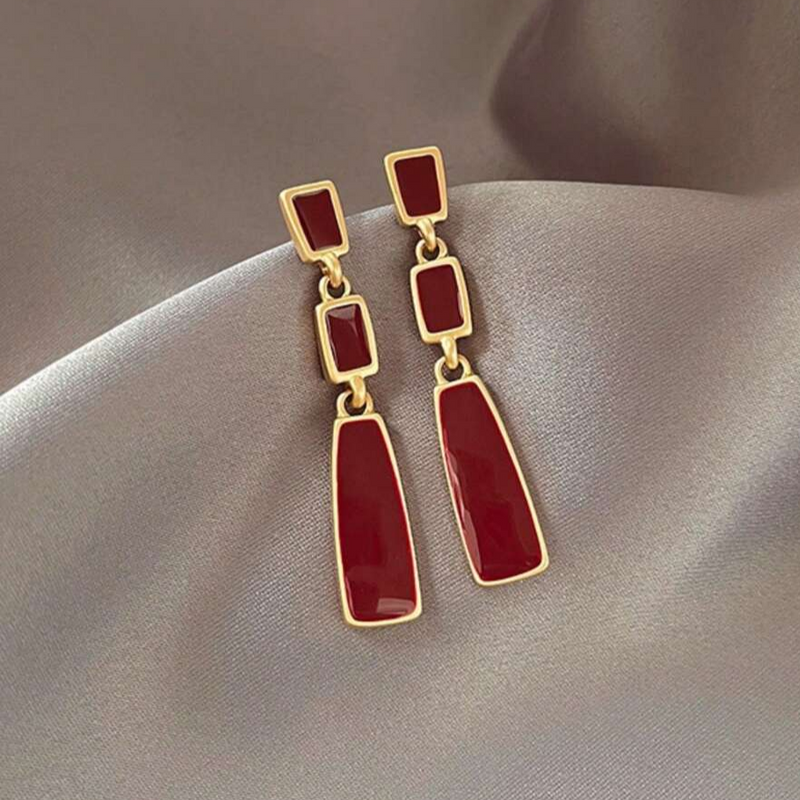 Delicate Artisan Gold Earring
