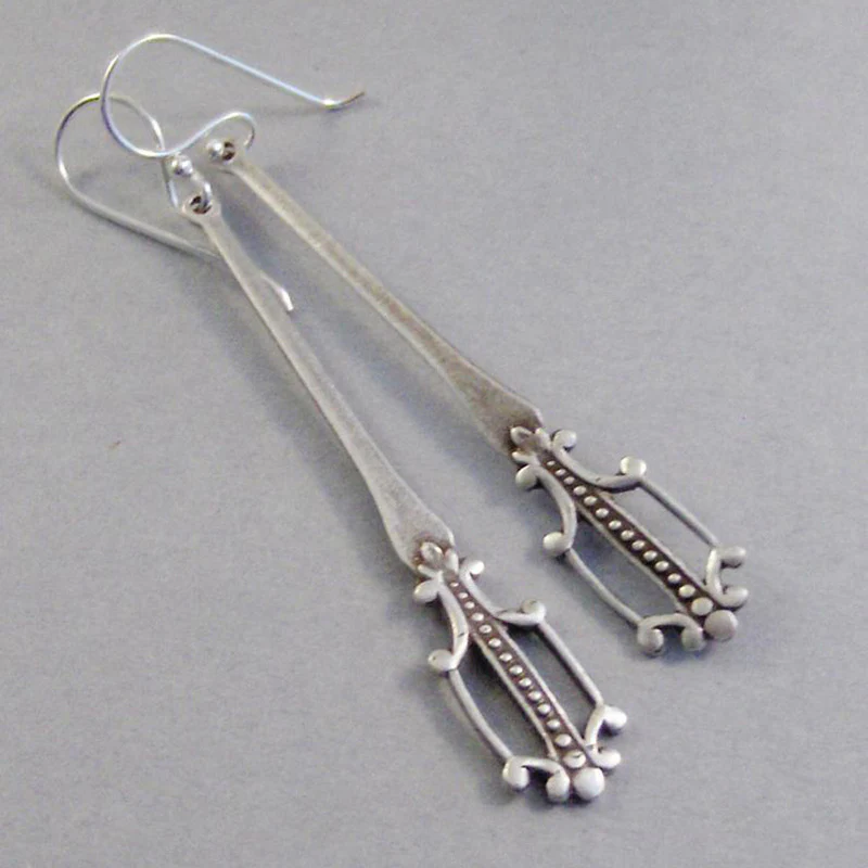 Classic Silver Earring with Timeless Appeal