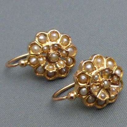 Delicate Artisan Pearl Earring