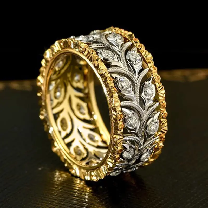 Delicate Artisan Gold Ring