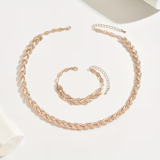 Crystal-Accented Twist Duo