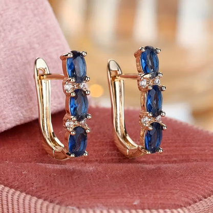 Marquis Hoop Earrings