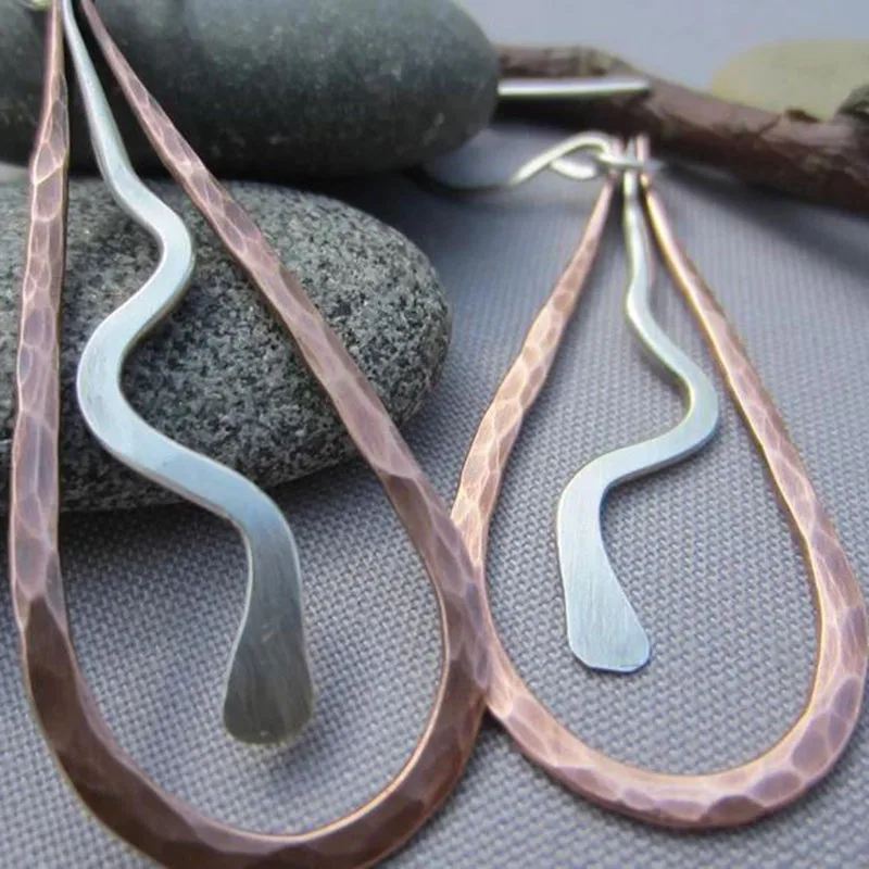 Delicate Artisan Silver Earring