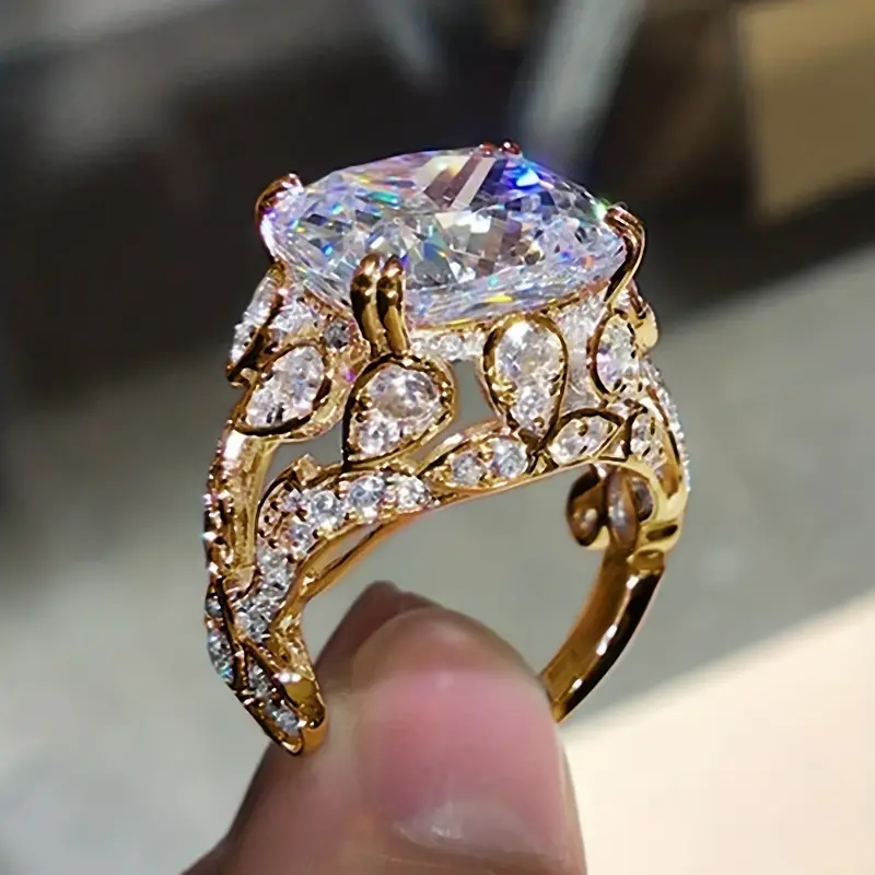 Delicate Artisan Gold Ring