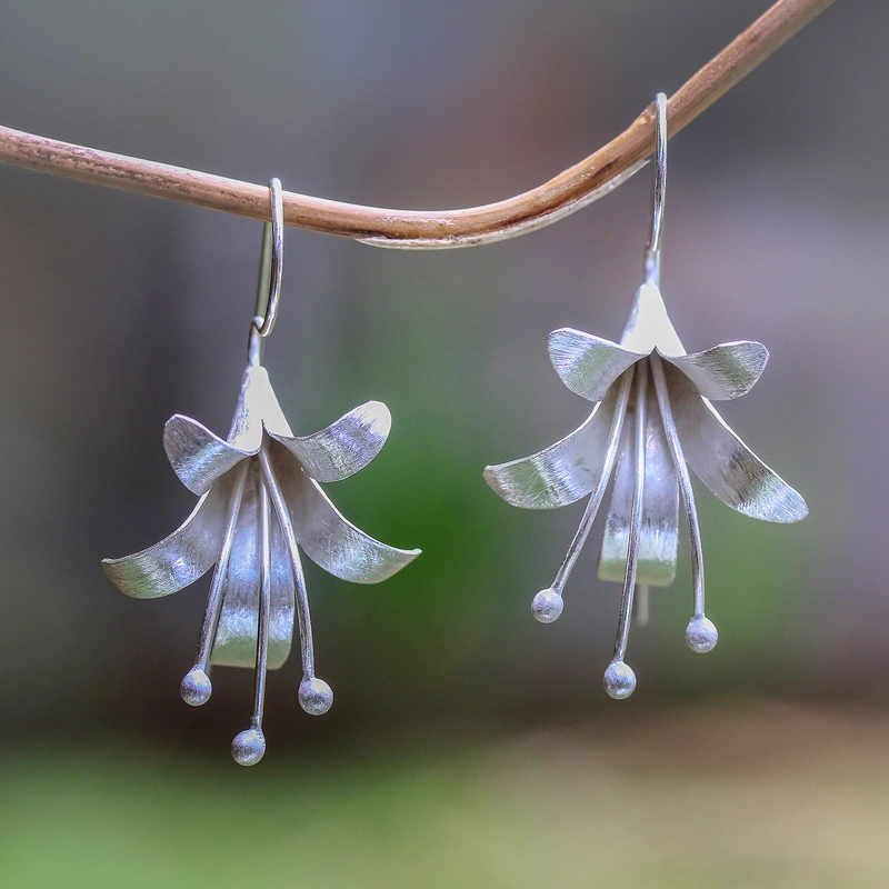 Romantic Silver Earring for Special Moments