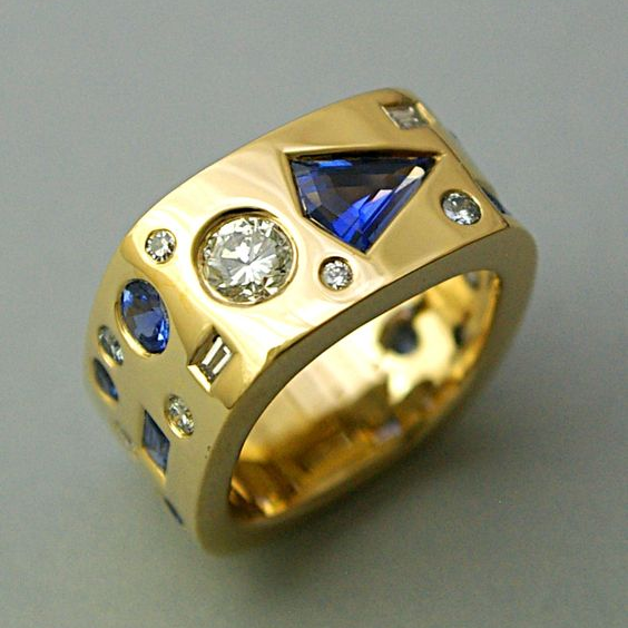 Delicate Artisan Gold Ring