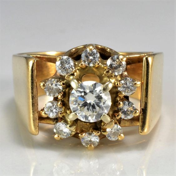 Delicate Artisan Gold Ring