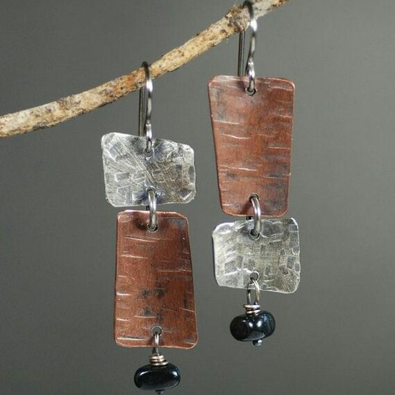 Delicate Artisan Silver Earring