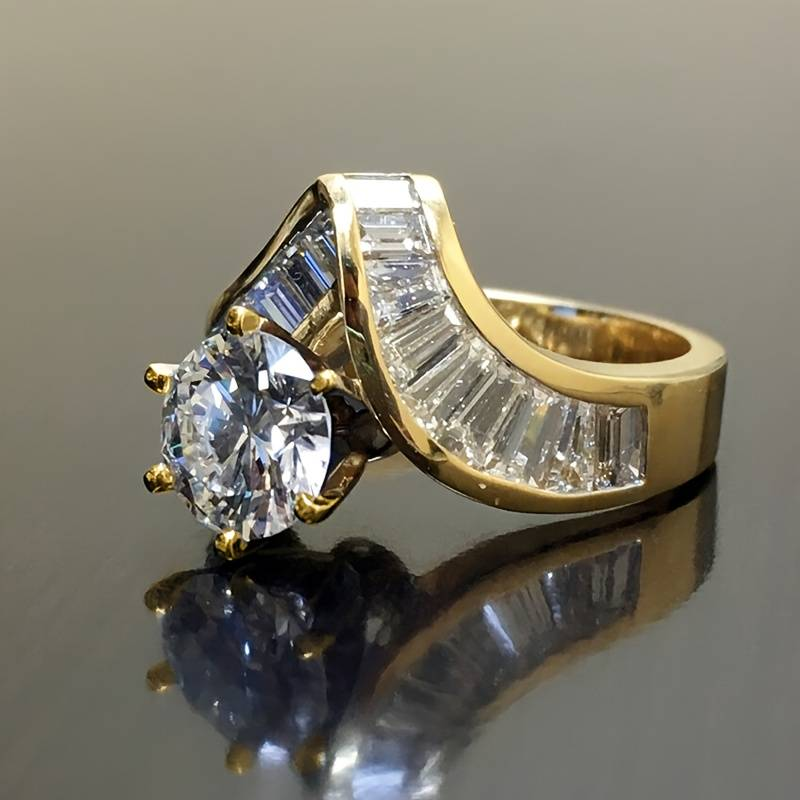 Romantic Gold Ring for Special Moments
