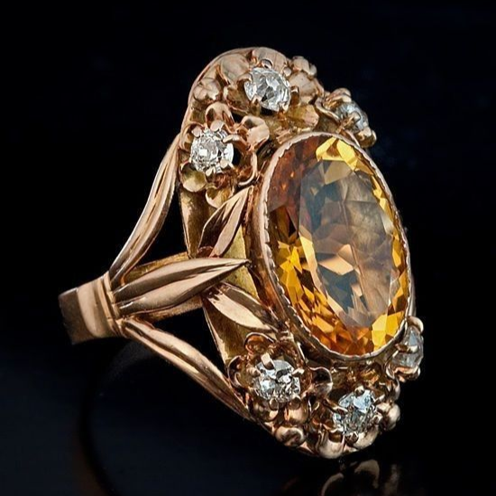 Delicate Artisan Gold Ring