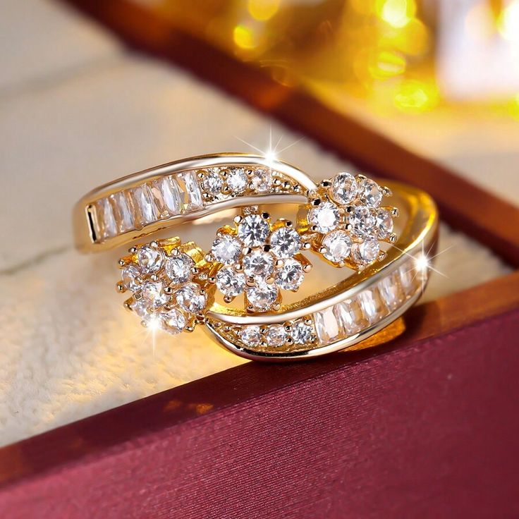 Delicate Artisan Gold Ring