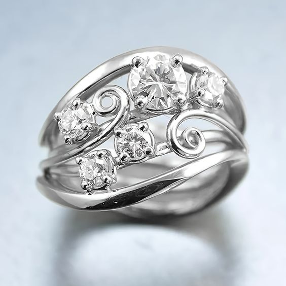Delicate Artisan Silver Ring
