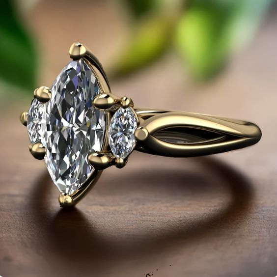 Beautiful Gold Ring with Unique Style