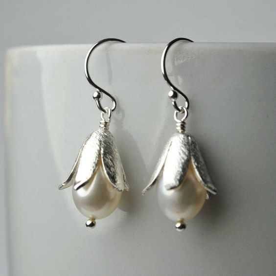Delicate Artisan Silver Earring