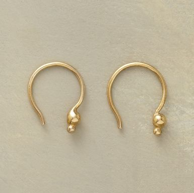 Vintage Handmade Gold Earring