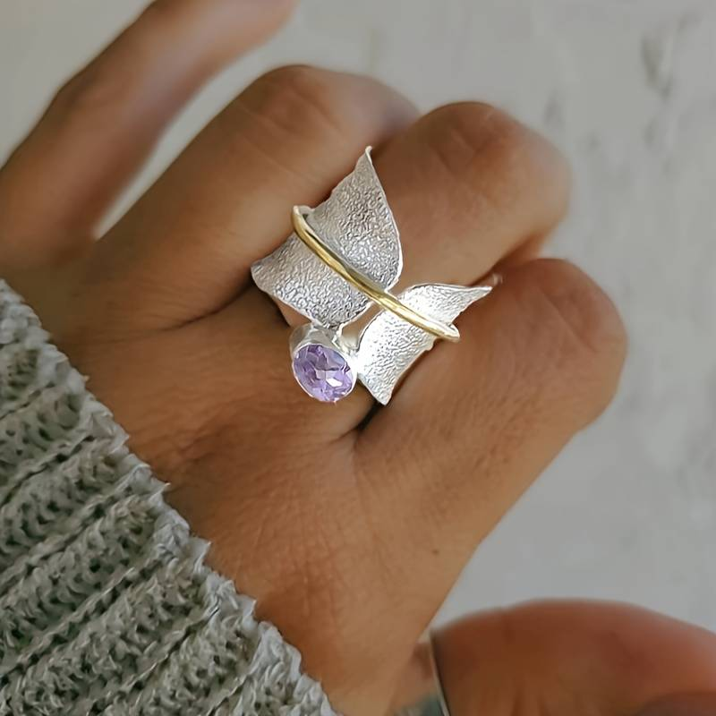 Delicate Artisan Silver Ring