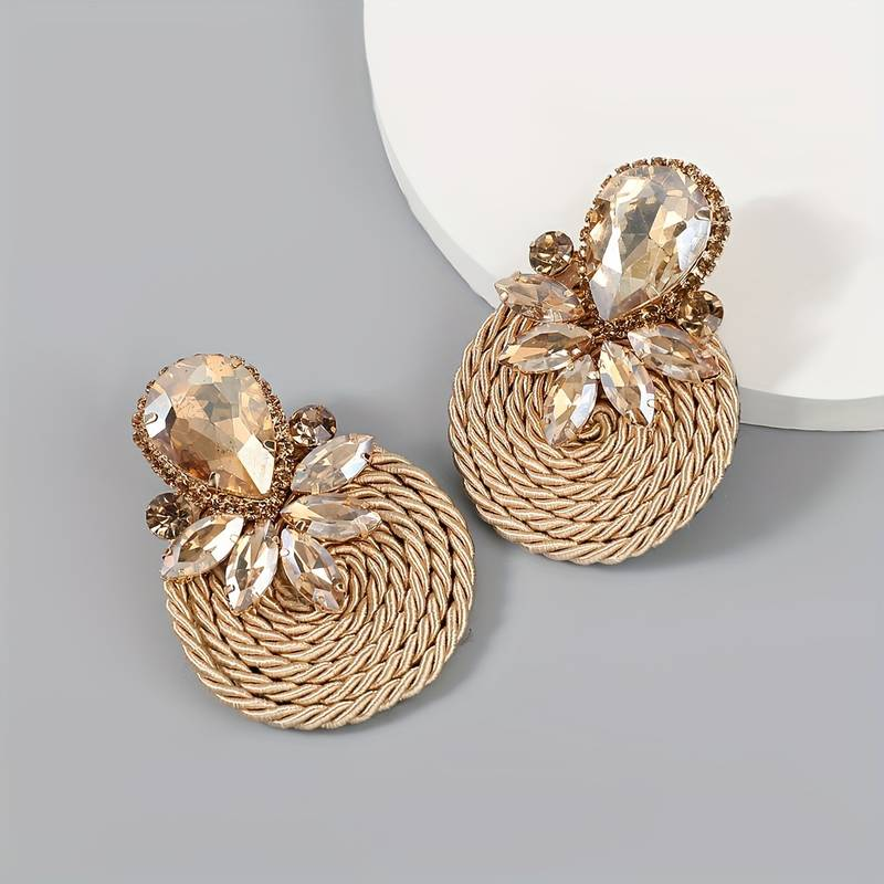 Delicate Artisan Gold Earring