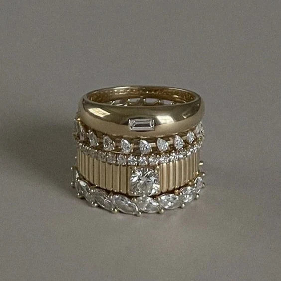 Vintage Handmade Gold Set