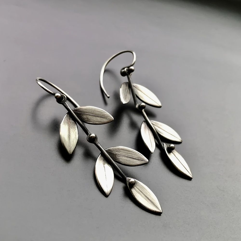 Delicate Artisan Silver Earring
