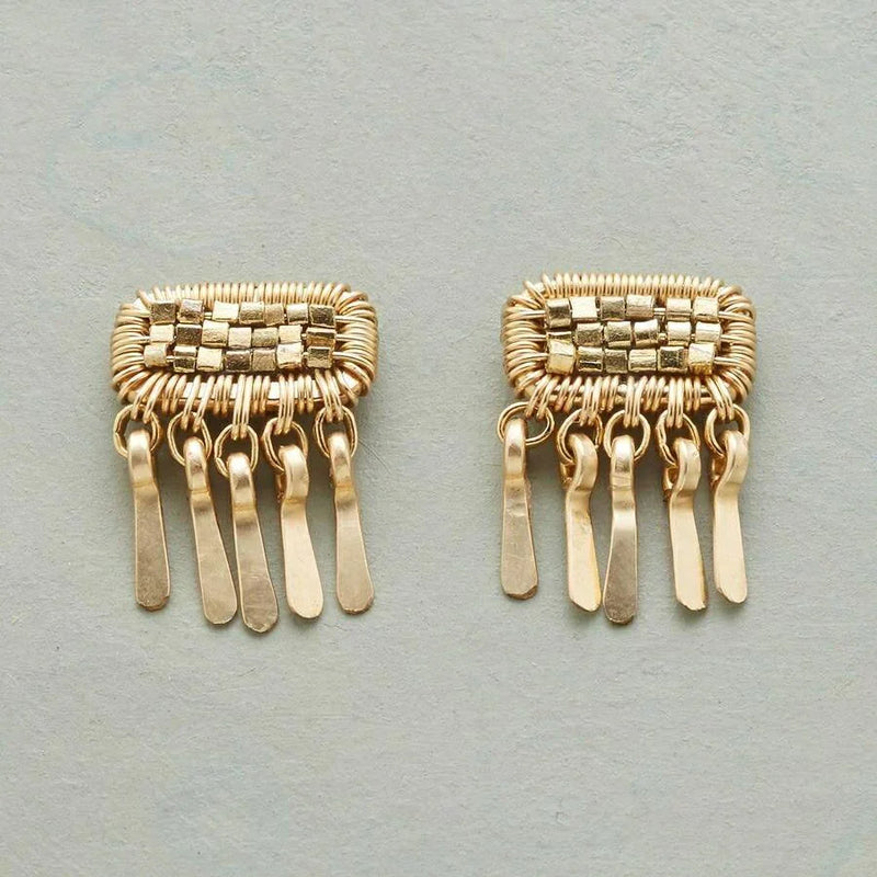 Beautiful Gold Earring with Unique Style