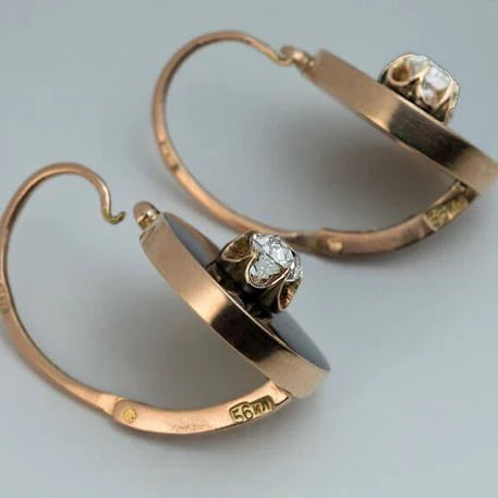 Delicate Artisan Gold Earring