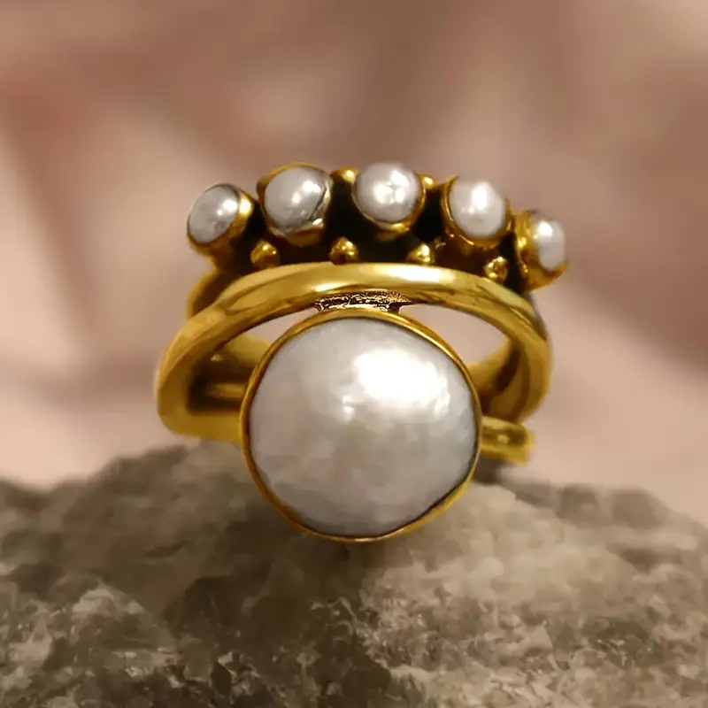 Classic Gold Ring with Timeless Appeal