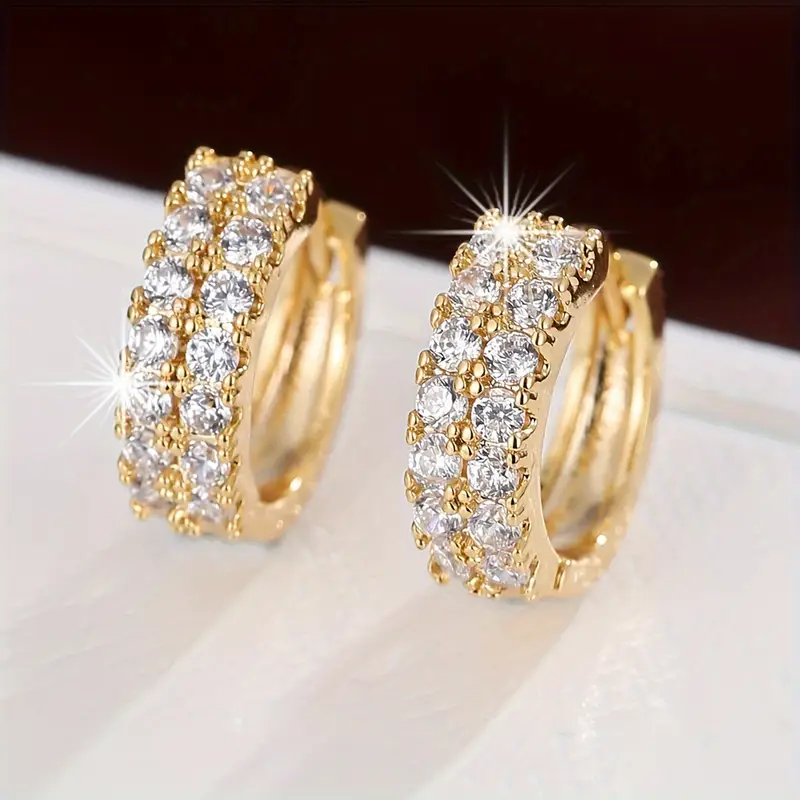 Delicate Artisan Gold Earring