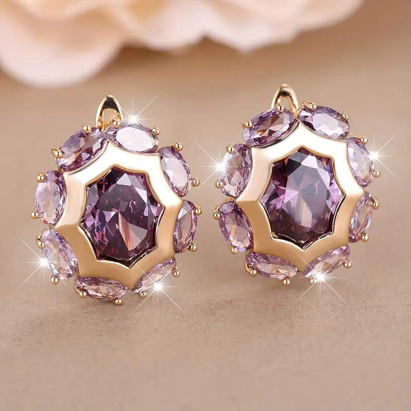 Delicate Artisan Gold Earring